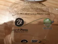 SAND. BLANCO MORTADELA PESTO Y QUESO