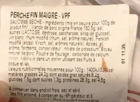 Saucisse sèche