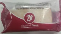 Sand. Integral atun-pimiento