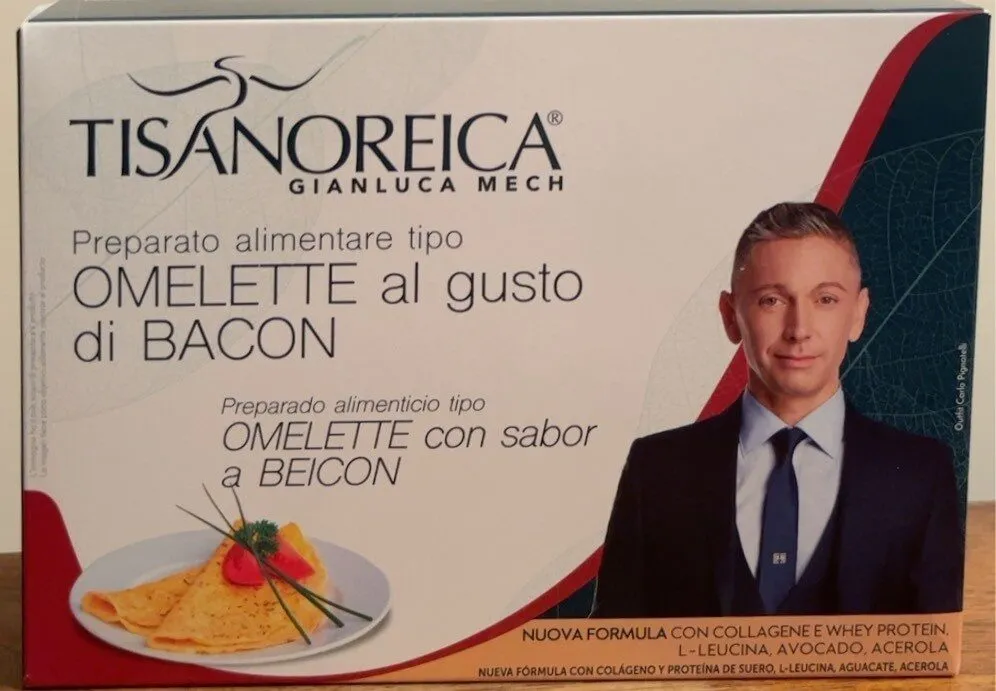 Omelette al gusto bacon