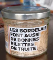 Rillettes de truite de Bordeaux au citron confit