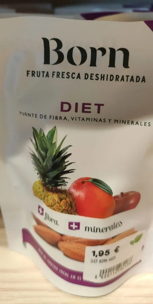 Born fruta fresca deshidratada
