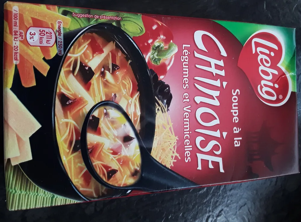 soupe à la chinoise  légumes et vermicelles