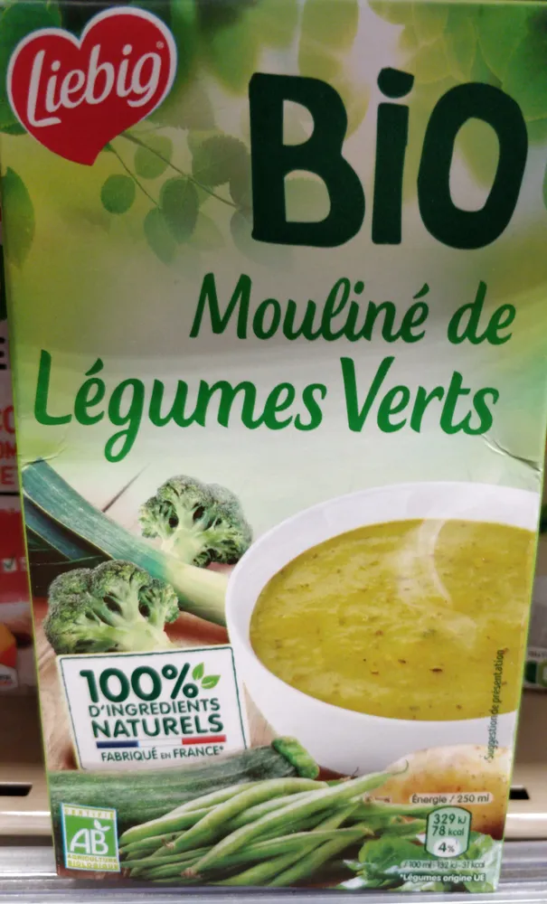 Mouliné de Légumes Verts
