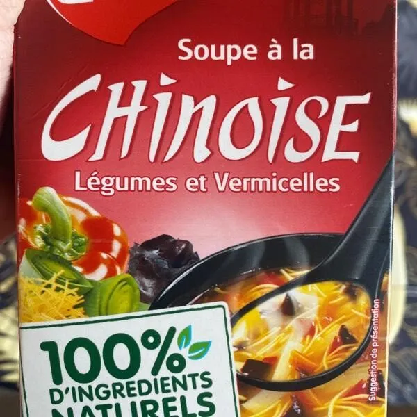 Soupe chinoise légume et vermicelles