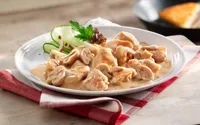 Hähnchengeschnetzeltes in Champignon-Rahmsoße