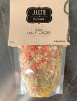 Soupe orzo et curcuma