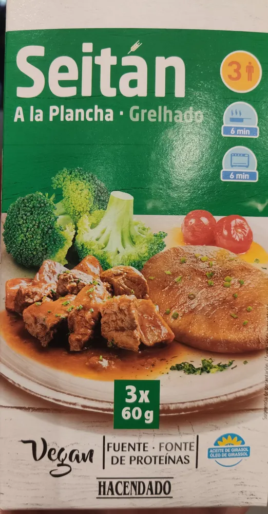 Seitán a la plancha