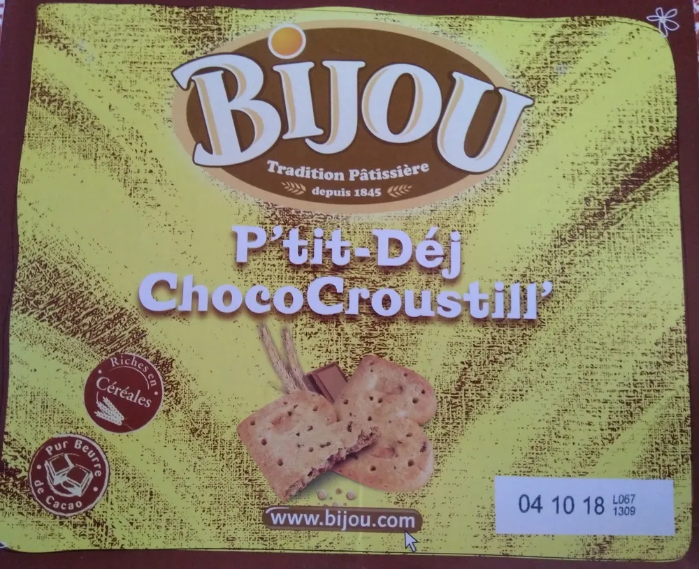 petit dej Chococroustill