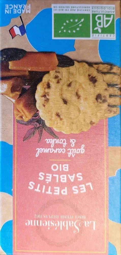 Petits sablés bio - goût caramel et tonka