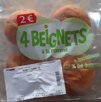 4 beignets à la pomme