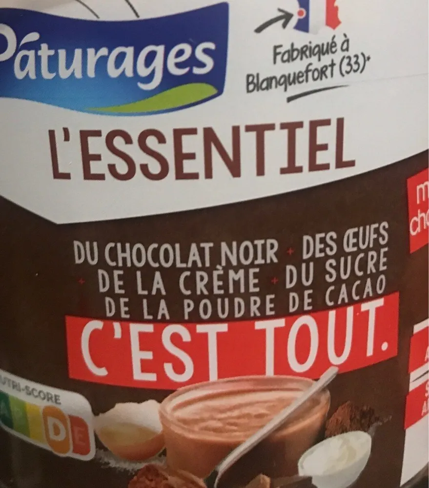 Mousse au chocolat noir