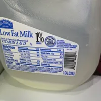 Low fat milk 1%