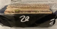 Slim jamon, crema brie y triguero