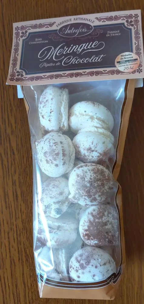 Meringue Pépites de chocolat