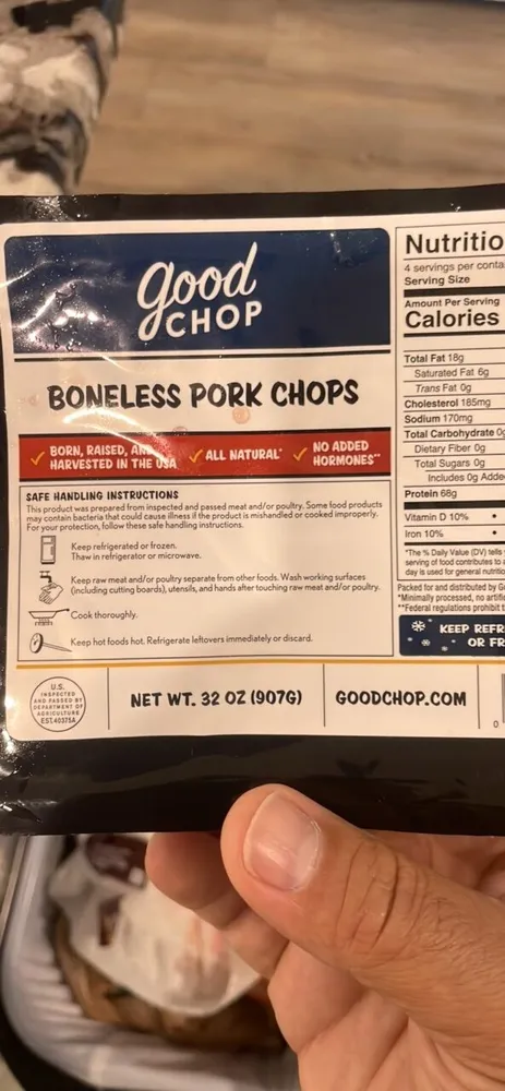 Boneless Pork Chops