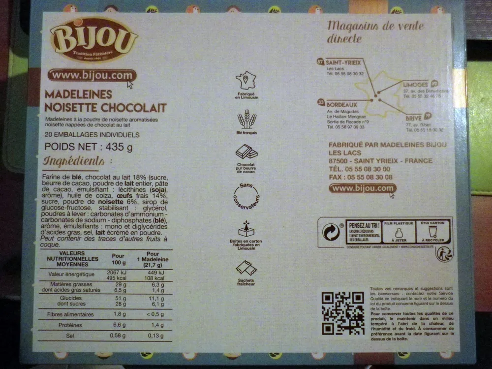 Madeleines Bijou
