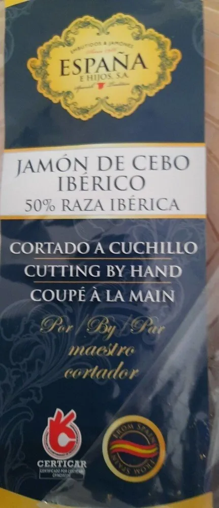 Jamón de cebo ibérico