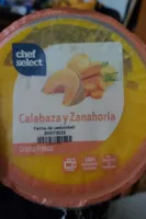 Crema de calabaza y zanahoria chef select