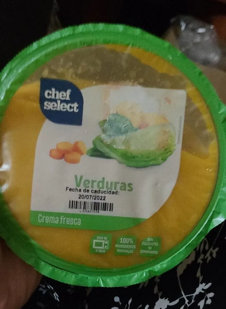 Crema de verduras chef select