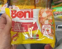 Instant noodles crevette