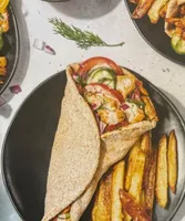 Chicken Souvlaki Pita Wrap