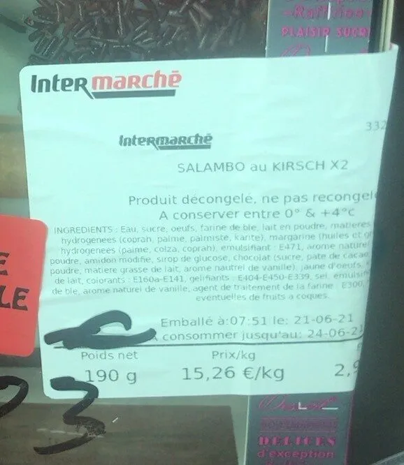 Salambo au kirsh