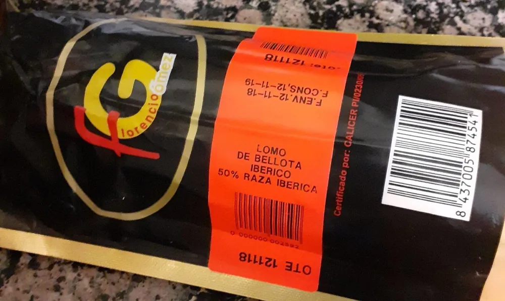 Lomo ibérico de Bellota