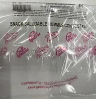 Snack saludable Humus con Tostas