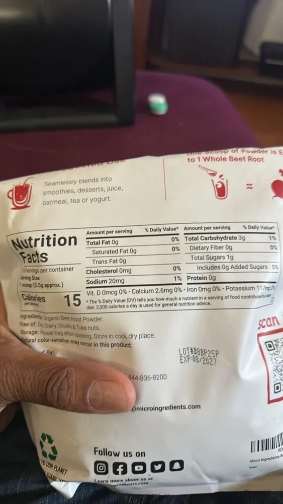 Organic Beet Root Powder