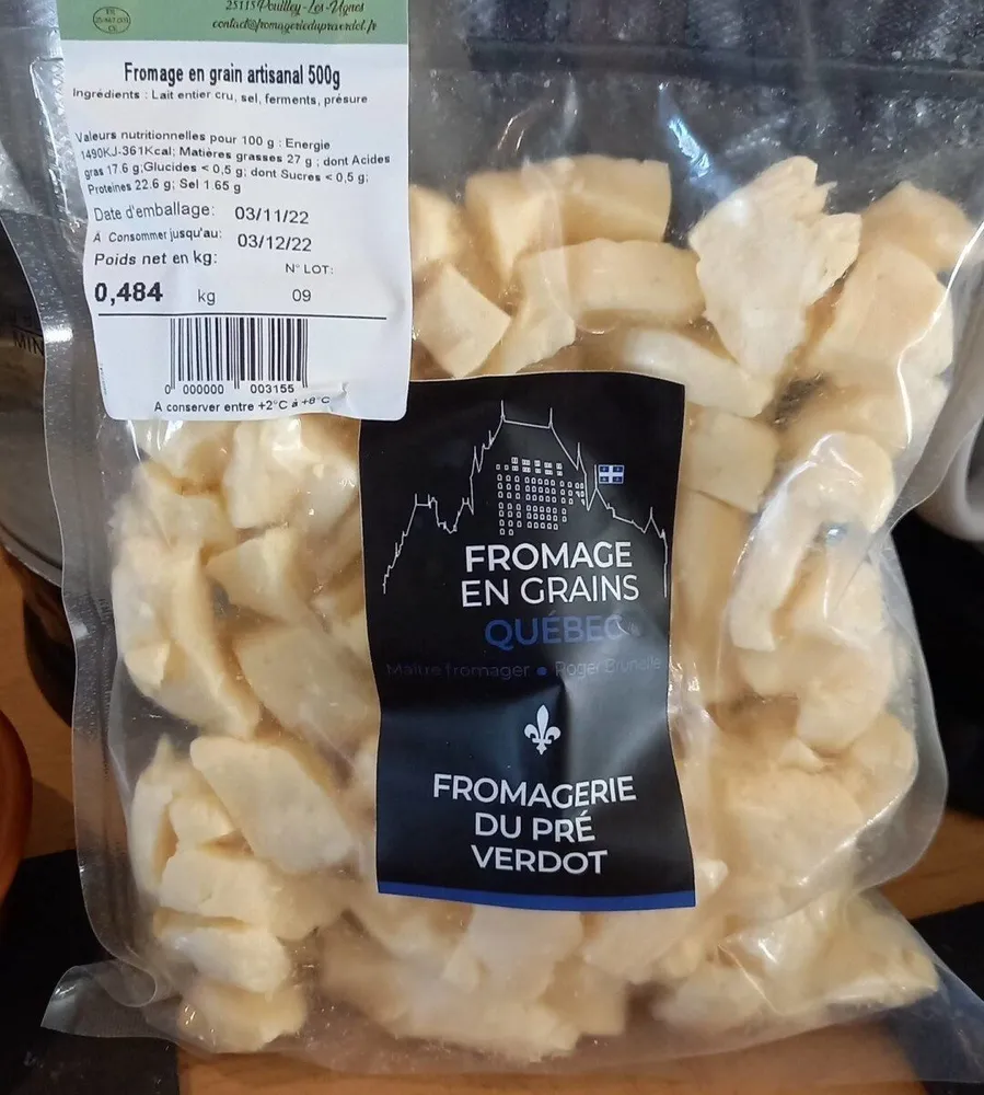 Fromage en grains quebec