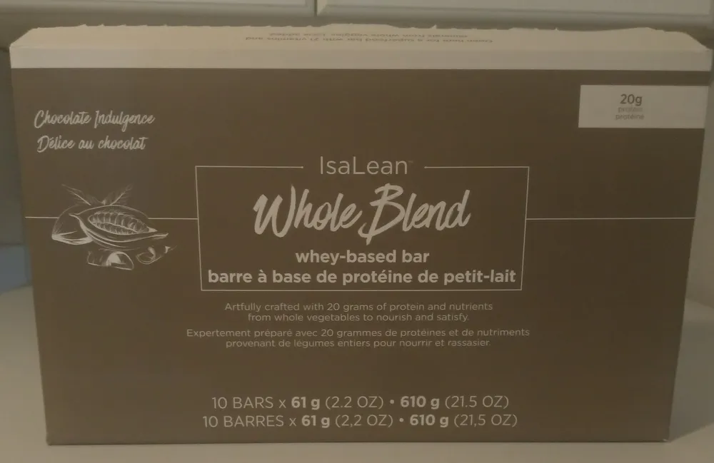 Chocolate Indulgence IsaLean Whole Blend Whey-Based Bar