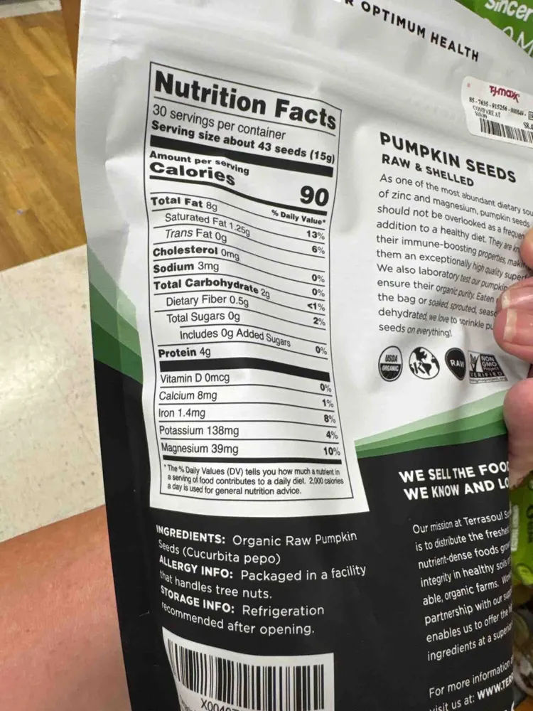 Organic Raw Pumpkin Seeds
