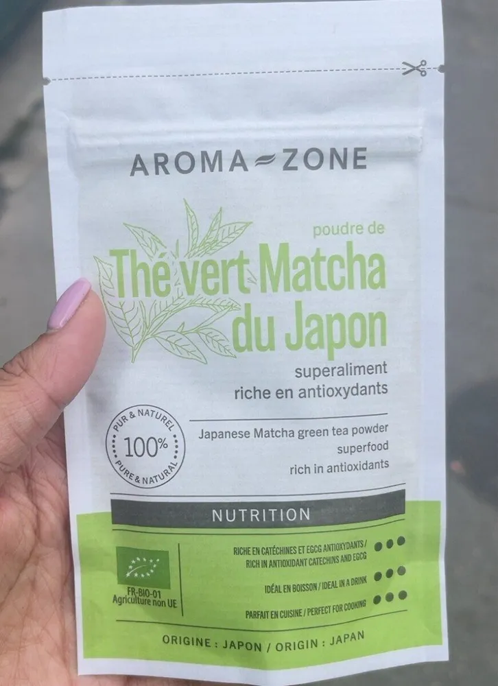 Thé vert Matcha du Japon