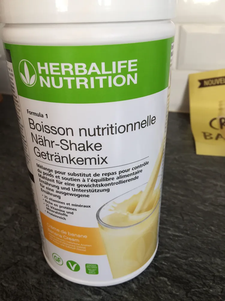Boisson nutritionnelle banana creme