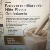 Formula 1 nutrional shake mix