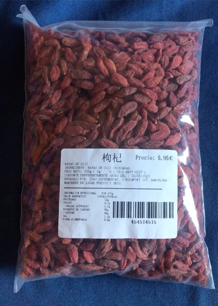Bayas de goji