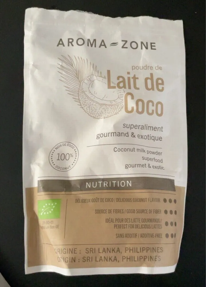 Poudre de lait de coco