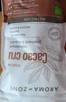 Éclats de cacao cru