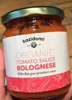 Organic tomato sauce bolognese