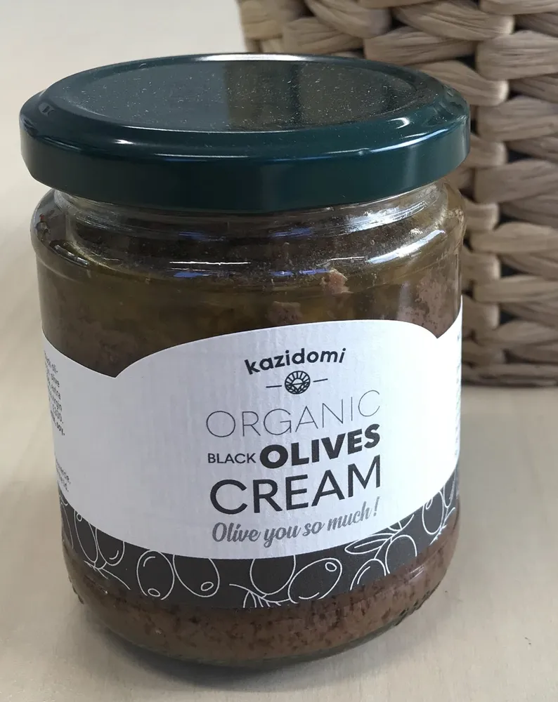Crème D'Olives Noires Bio Kazidomi