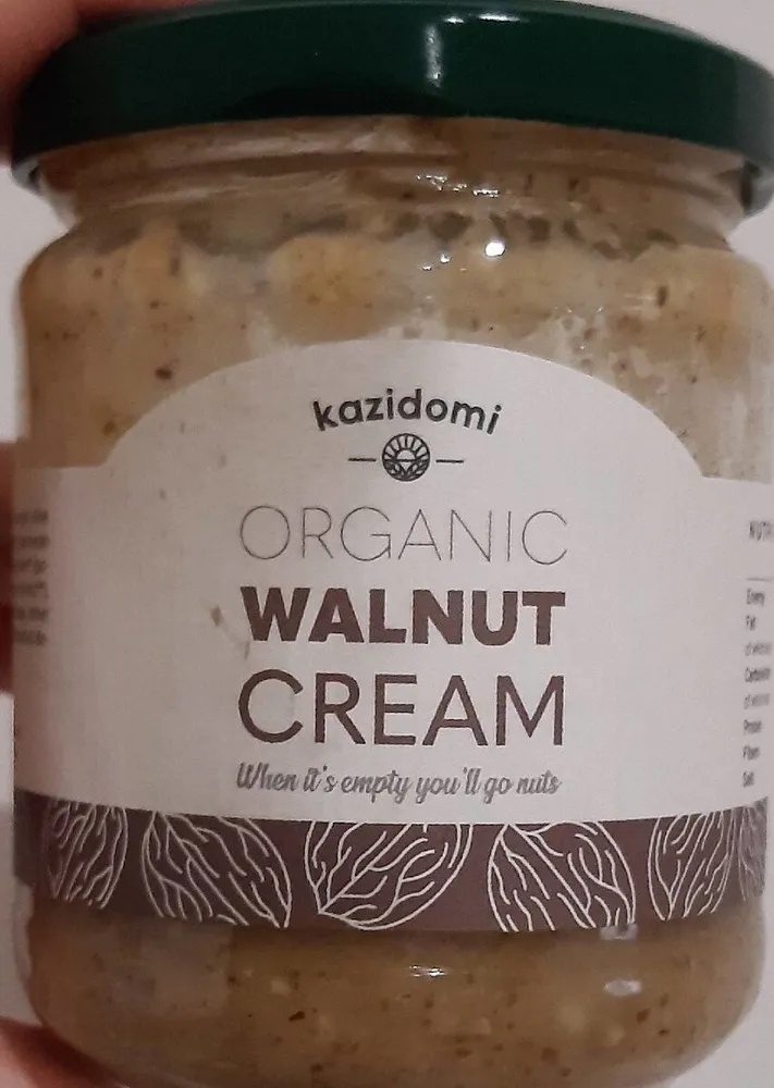 Organic walnut cream