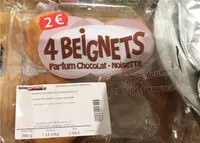 Beignets fourres au chocolat
