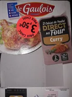 cuisse de poulet direct au four curry