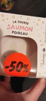 Tourte saumon poireaux
