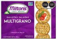 Milton's Galletas Saladas Multigrano 4 pzas de 238 g