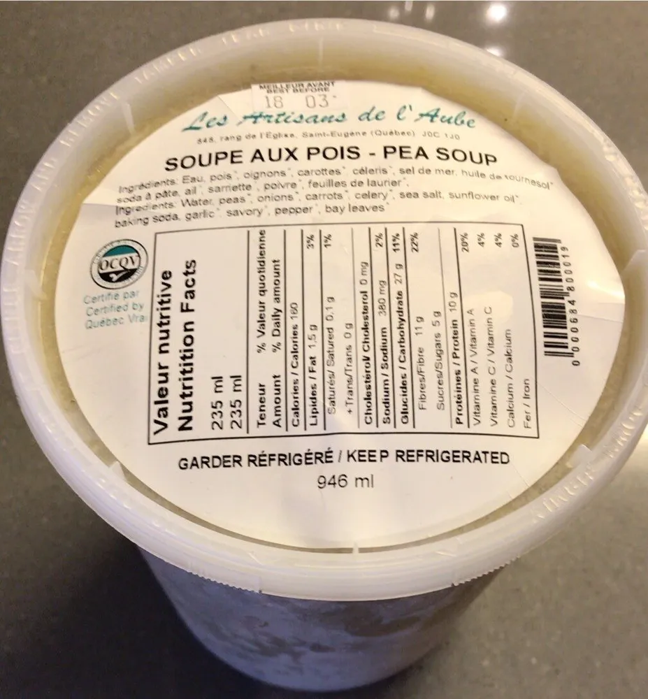 Soupe aux pois