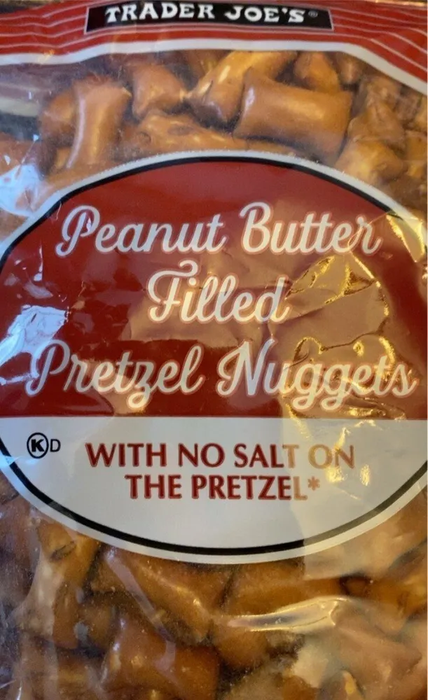 Peanut Butter Filled Pretzel Nuggets No Salt