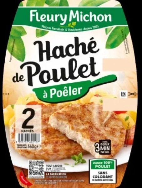 Haché de poulet