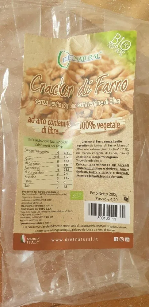 Cracker di Farro